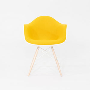 2022 Herman Miller Eames DAW Dining Chair in Yellow w/ Eiffel Base 3x Available