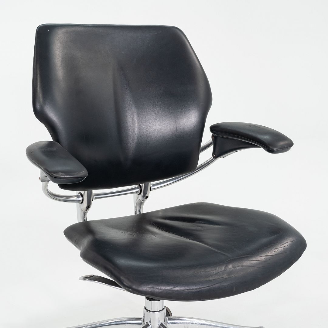 2005 Niels Diffrient for Humanscale Freedom Desk Chair in Black Leather 12+ Available
