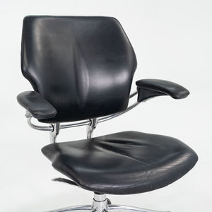 2005 Niels Diffrient for Humanscale Freedom Desk Chair in Black Leather 12+ Available