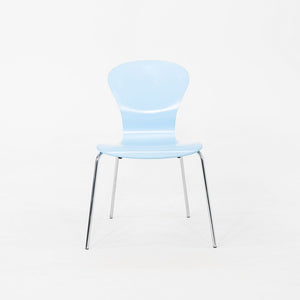 2010s Ross Lovegrove for Knoll Sprite Stacking Dining Chair Blue 11x Available