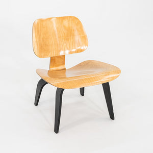 1947 Pair of Evans Eames LCW Chairs with Birch Seat and Ebonized Ash Legs 5-2-5