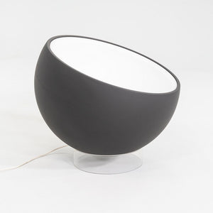 2020 Luc Ramael for Prandina Biluna Floor Lamp in Grey Acrylic w/ Opaline Screen