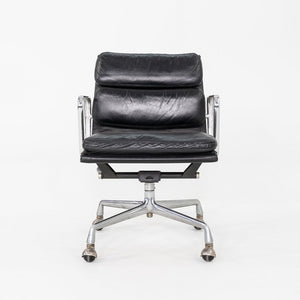1979 Herman Miller Eames Soft Pad Management Desk Chair Black Leather 5x Avail