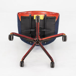 1986 Ward Bennett for Brickel Associates Executive Office Chair in Red 4x Avail