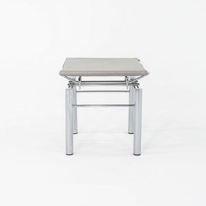 1980s Hans Ullrich Bitsch 8600 Stool / Ottoman for Kusch & Co. w/ Grey Leather