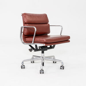 2012 Herman Miller Eames Soft Pad Management Desk Chair Rust Leather 10x Avail