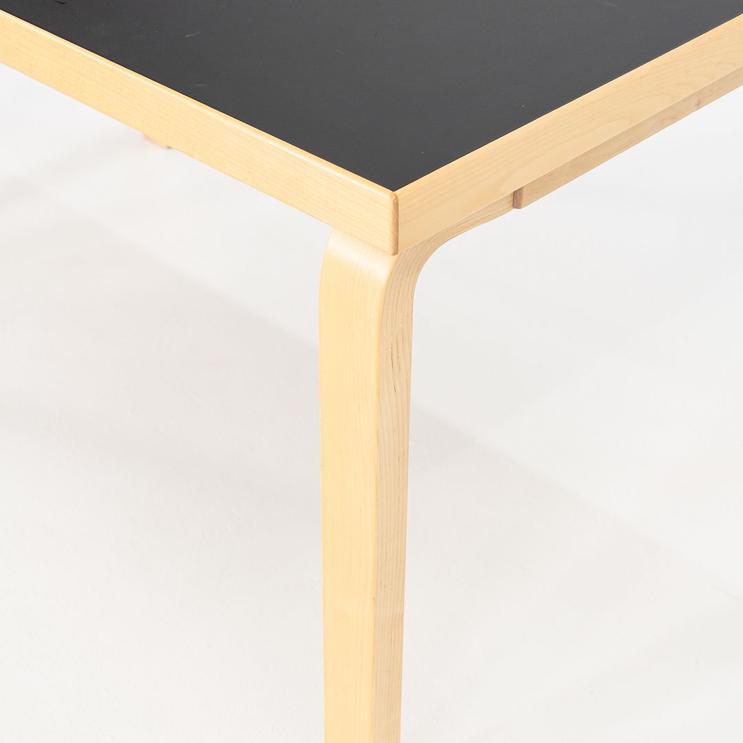 2012 Alvar and Aino Aalto for Artek Table 81B Dining Table / Desk Black 34x54"