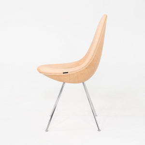 2024 Arne Jacobsen for Fritz Hansen Drop Dining Chair Rustic Leather Upholstery