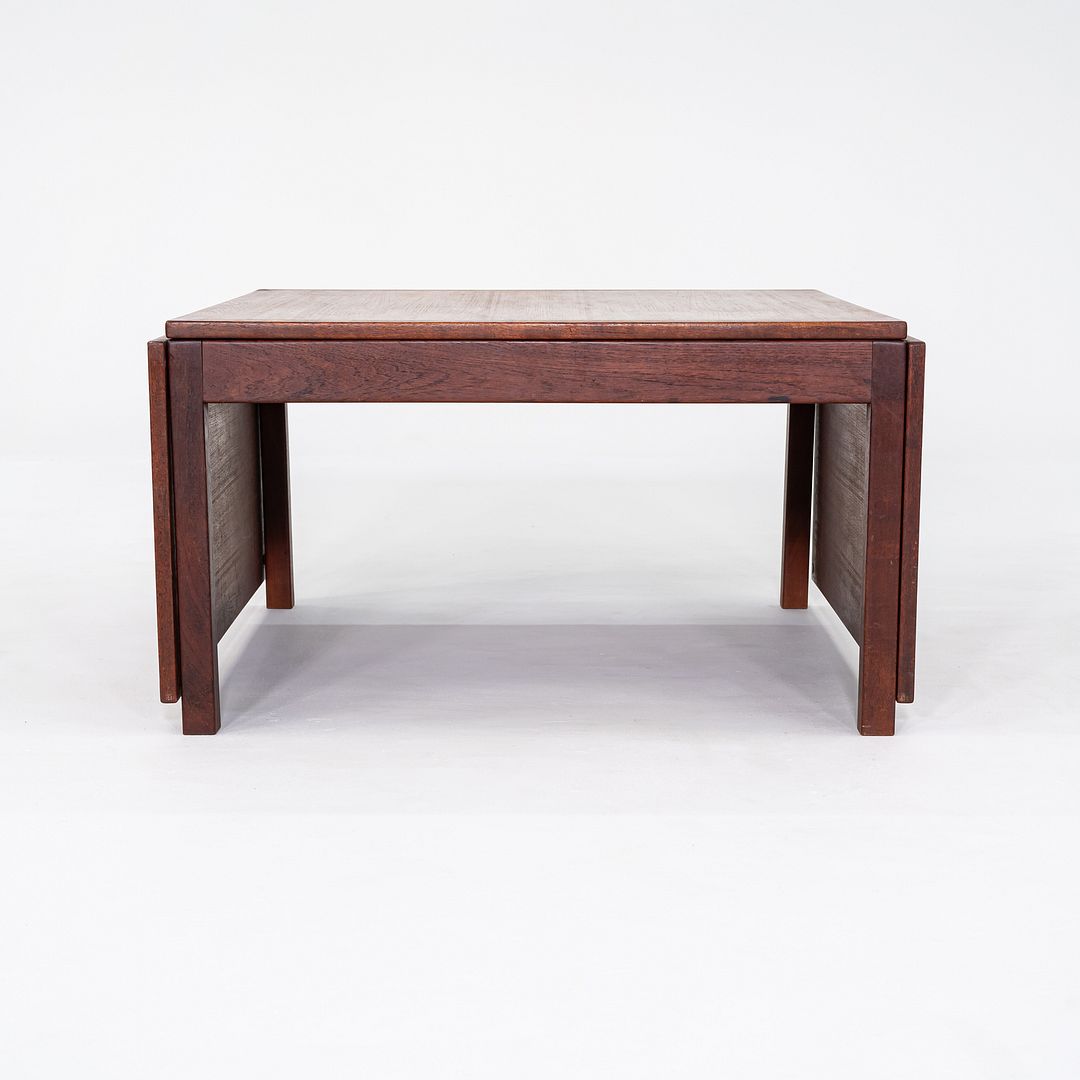 1960s Borge Mogensen for Fredericia Stolefabrik Drop Leaf Coffee Table 31x63"