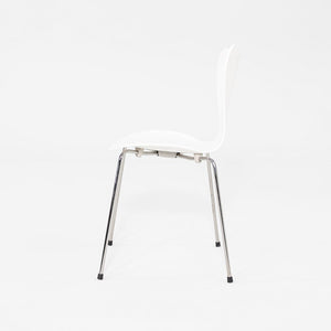 2020s Arne Jacobsen for Fritz Hansen Series 7 Chair Painted Ash w/ Chrome Base
