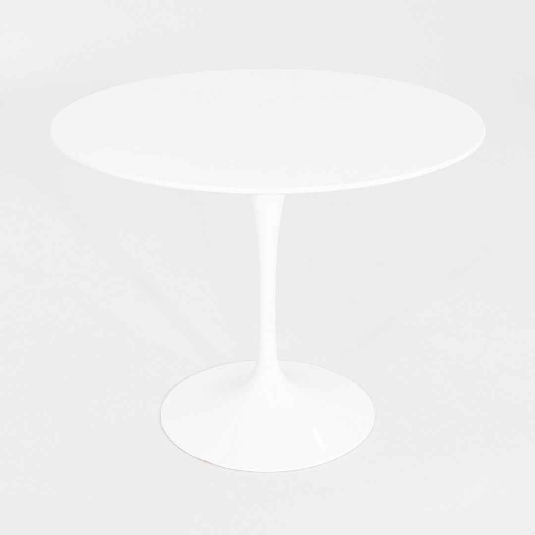 2019 Eero Saarinen for Knoll Tulip Dining Table with White Laminate 36" Top