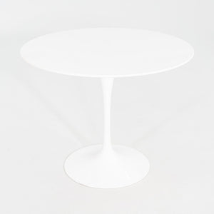 2019 Eero Saarinen for Knoll Tulip Dining Table with White Laminate 36" Top