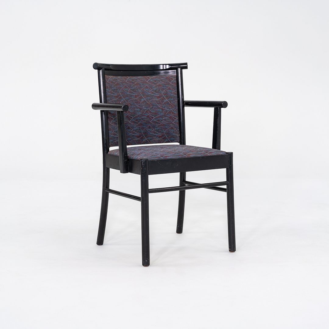 1980s Set of Four Werther Toffoloni for Cassina/Atelier International Arm Chairs