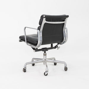 1992 Herman Miller Eames Soft Pad Management Desk Chair Black Leather 4x Avail
