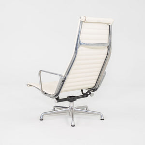 2009 Herman Miller Eames Aluminum Group Lounge Chair with 2101 Ivory Leather