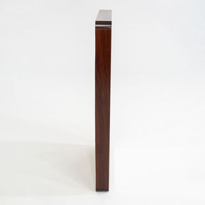 1970s Danish Modern Rosewood Mirror with Rounded Edges 27.5 x 51 x 4 inches