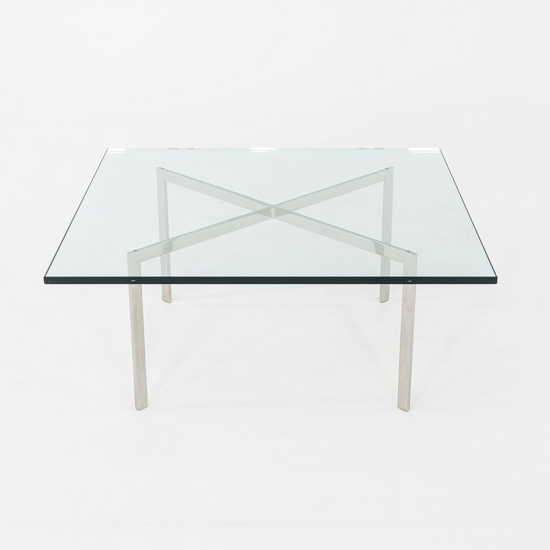 1960s Mies van der Rohe for Knoll Barcelona Coffee Table Stainless Steel & Glass