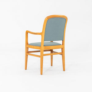 1970s Set of 12 Jack Lenor Larsen Furniture Dining Arm Chairs in Maple