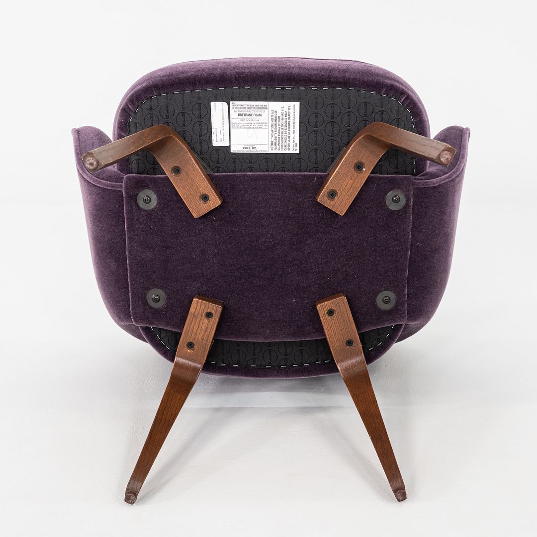 2018 Eero Saarinen for Knoll Executive Dining Arm Chairs in Purple 12+ Available