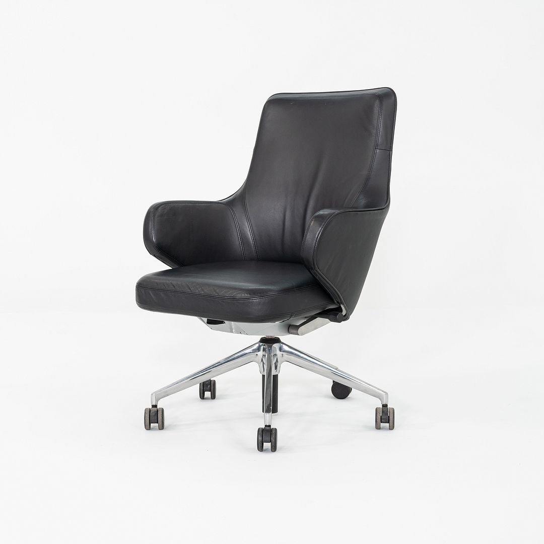 2012 Antonio Citterio for Vitra Grand Executive Chairs in Black Leather 13x Available