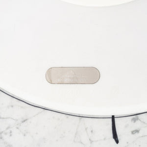 2010s Eero Saarinen for Knoll 42" Round Dining Table with Carrara Marble Top