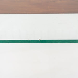 1980s Enzo Mari for Driade Frate Dining Table in Beech with Glass Top 31x51x28"