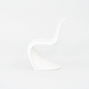 2010s Set of Six Verner Panton for Vitra Dining Chairs in White Polypropylene