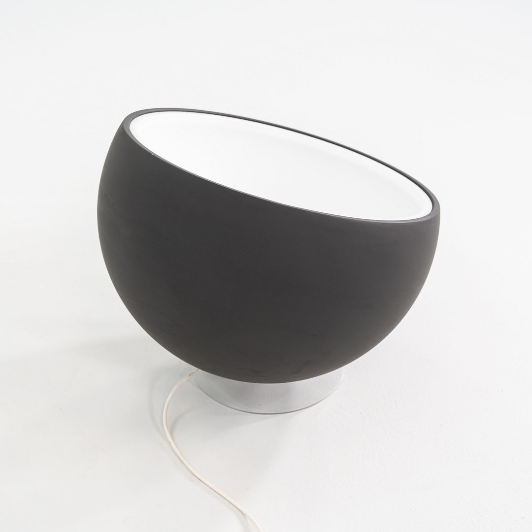 2020 Luc Ramael for Prandina Biluna Floor Lamp in Grey Acrylic w/ Opaline Screen