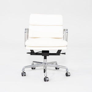 2020s Herman Miller Eames Soft Pad Management Desk Chair with White Leather