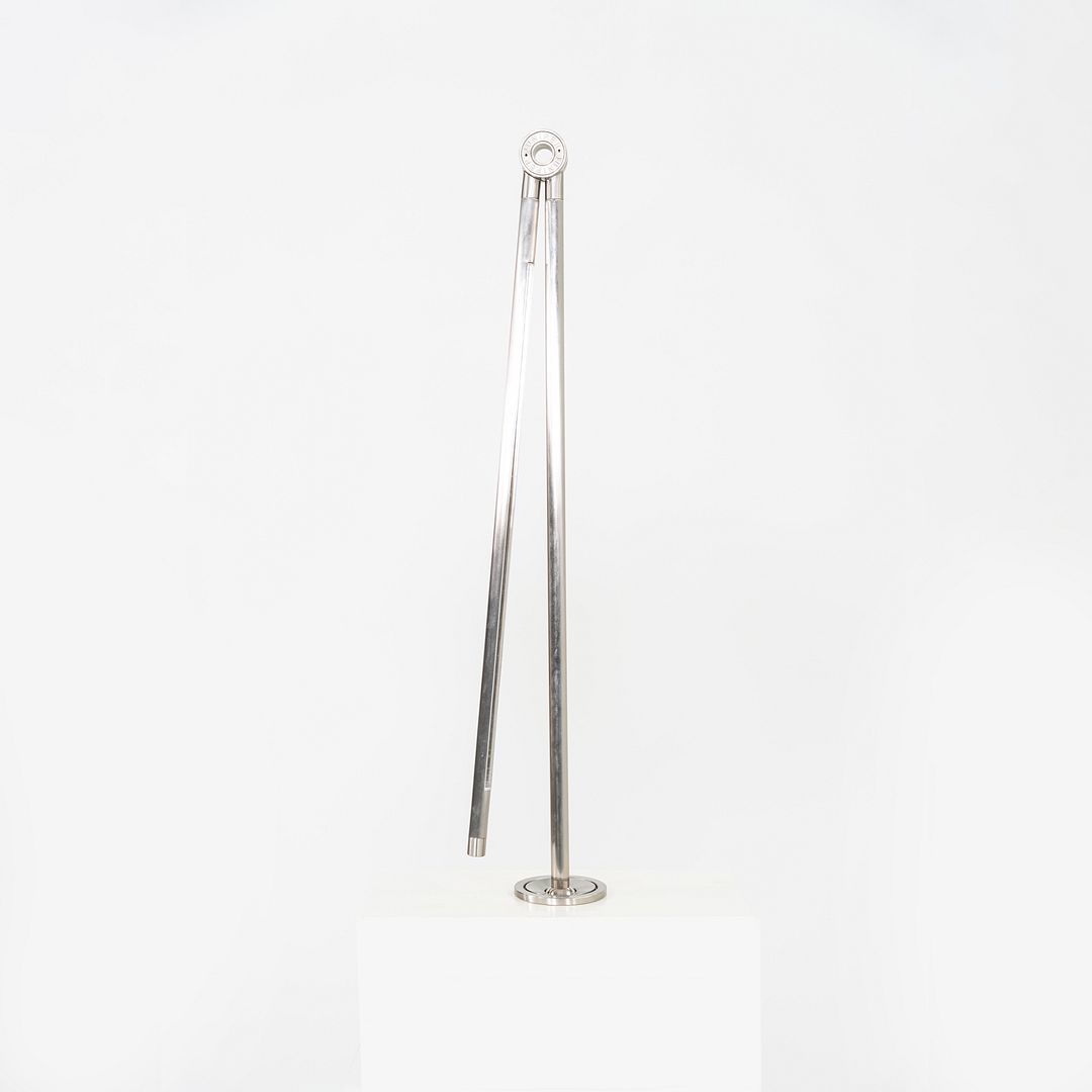 2020 Peter Bristol Juniper Thin Task Lamp w/ Desk Inset Satin Nickel 12+ Avail