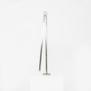 2020 Peter Bristol Juniper Thin Task Lamp w/ Desk Inset Satin Nickel 12+ Avail