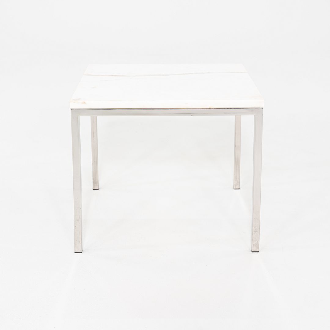 1966 Gordon Bunshaft & Davis Allen for SOM Marble & Steel Side Table Model TA-73