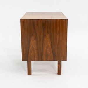 1970s Jens Risom Designs Walnut 29 Inch Cabinet / Mid-Century Modern Book Shelf