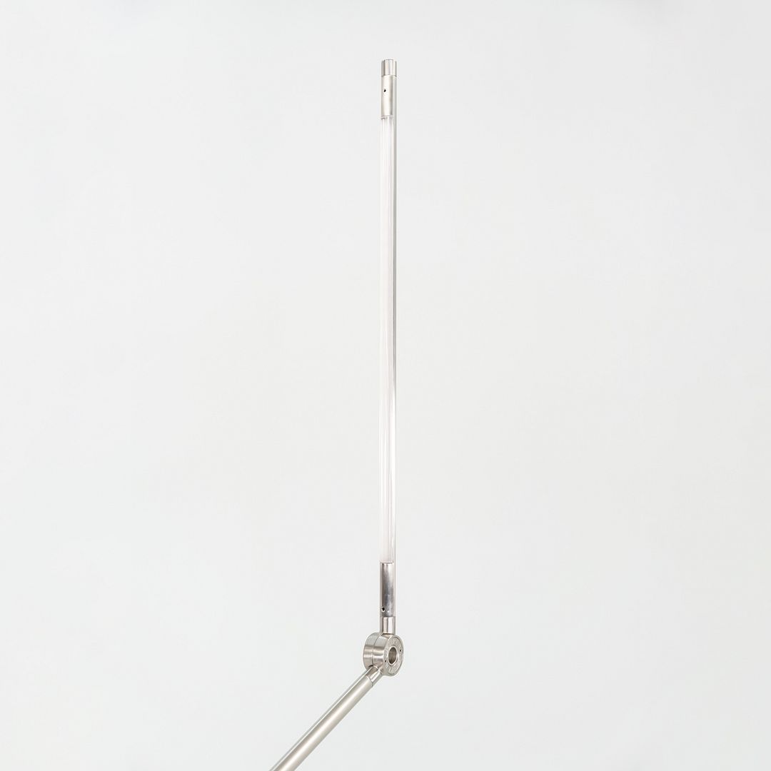 2020 Peter Bristol Juniper Thin Task Lamp w/ Desk Inset Satin Nickel 12+ Avail