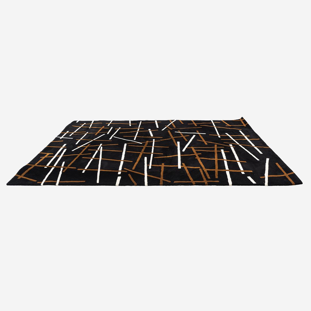 2000s DellaRobbia Studio DR Rocco Wool Area Rug New Zealand 7.5 x 10.5 feet