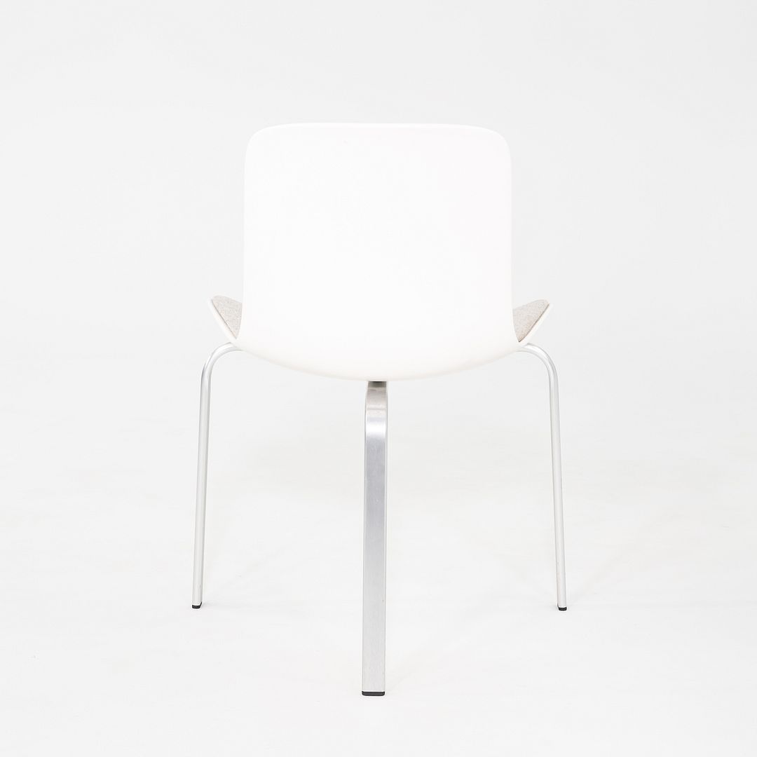 2008 Poul Kjaerholm for Fritz Hansen PK8 Dining Chair White Divina Melange 120