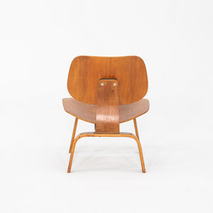C. 1947 Herman Miller Evans Eames LCW Lounge Chair Walnut w/ 5-2-5 Screw Pattern