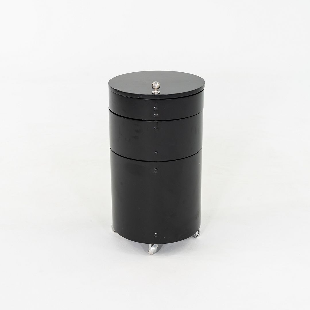 2010s Verpan Panton for Verpan Barboy Container Cart in Black Molded Wood