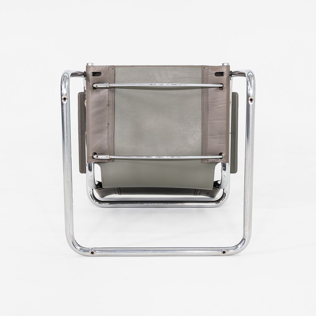 1970s Mart Stam for Matteo Grassi MG6 Arm Chair in Chrome with Grey Leather