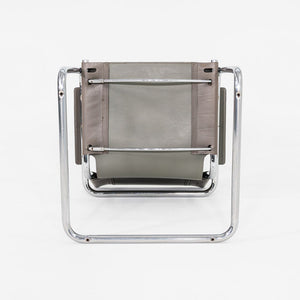 1970s Mart Stam for Matteo Grassi MG6 Arm Chair in Chrome with Grey Leather