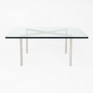2005 Mies van der Rohe for Knoll Barcelona Coffee Table Stainless Steel & Glass