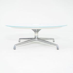 2013 Scott Wilson for Coalesse SW_1 Coffee Table with Round Glass Top 42 inch