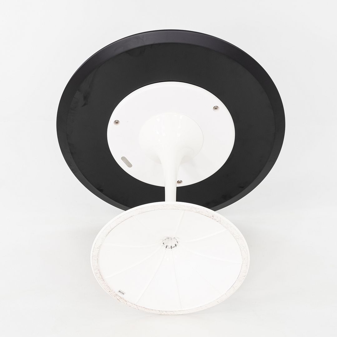 2023 Eero Saarinen Knoll Tulip Dining Table Top 35" Round in Black Laminate