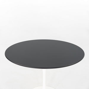 2023 Eero Saarinen Knoll Tulip Dining Table Top 35" Round in Black Laminate