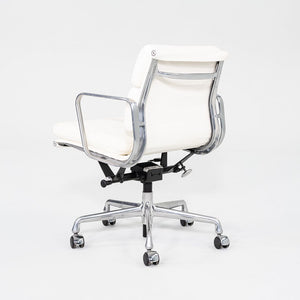 2020s Herman Miller Eames Soft Pad Management Desk Chair with White Leather