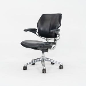 2005 Niels Diffrient for Humanscale Freedom Desk Chair in Black Leather 12+ Available