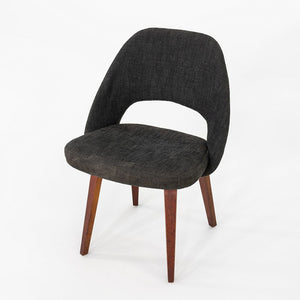 1960s Eero Saarinen for Knoll Armless Executive Dining Chair with Wooden Legs