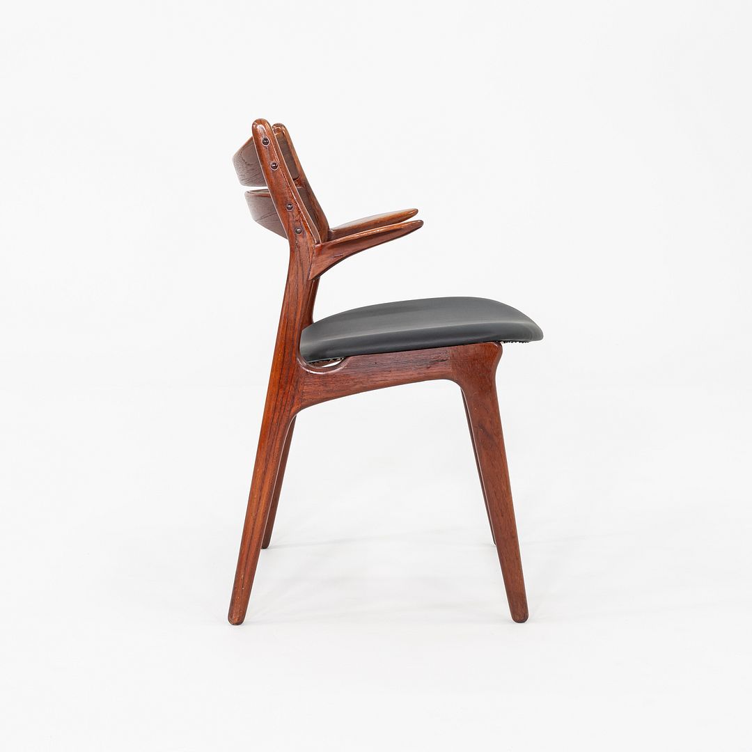 1960s Pair of Erik Buch Christiansens Mobelfabrik Dining Armchairs in Oiled Teak