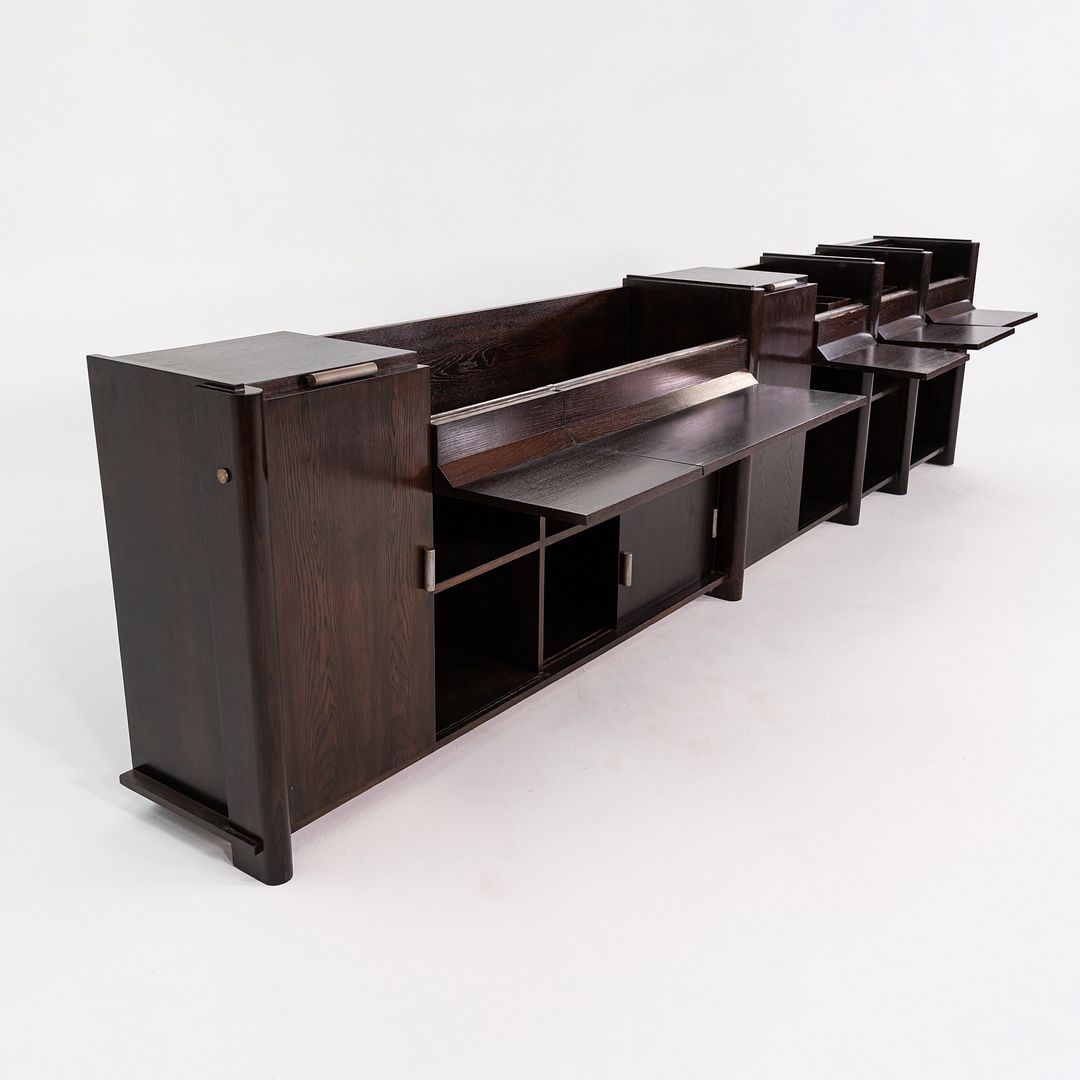 1940s Bench-Made French Oak Sideboard Cabinet attributed to Paul Dupre-Lafon