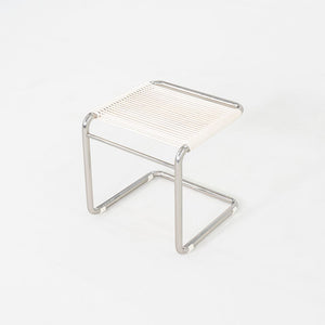 1950s Andre Dupre for Knoll Bauhaus Tubular Steel and Cord Cantilever Stool